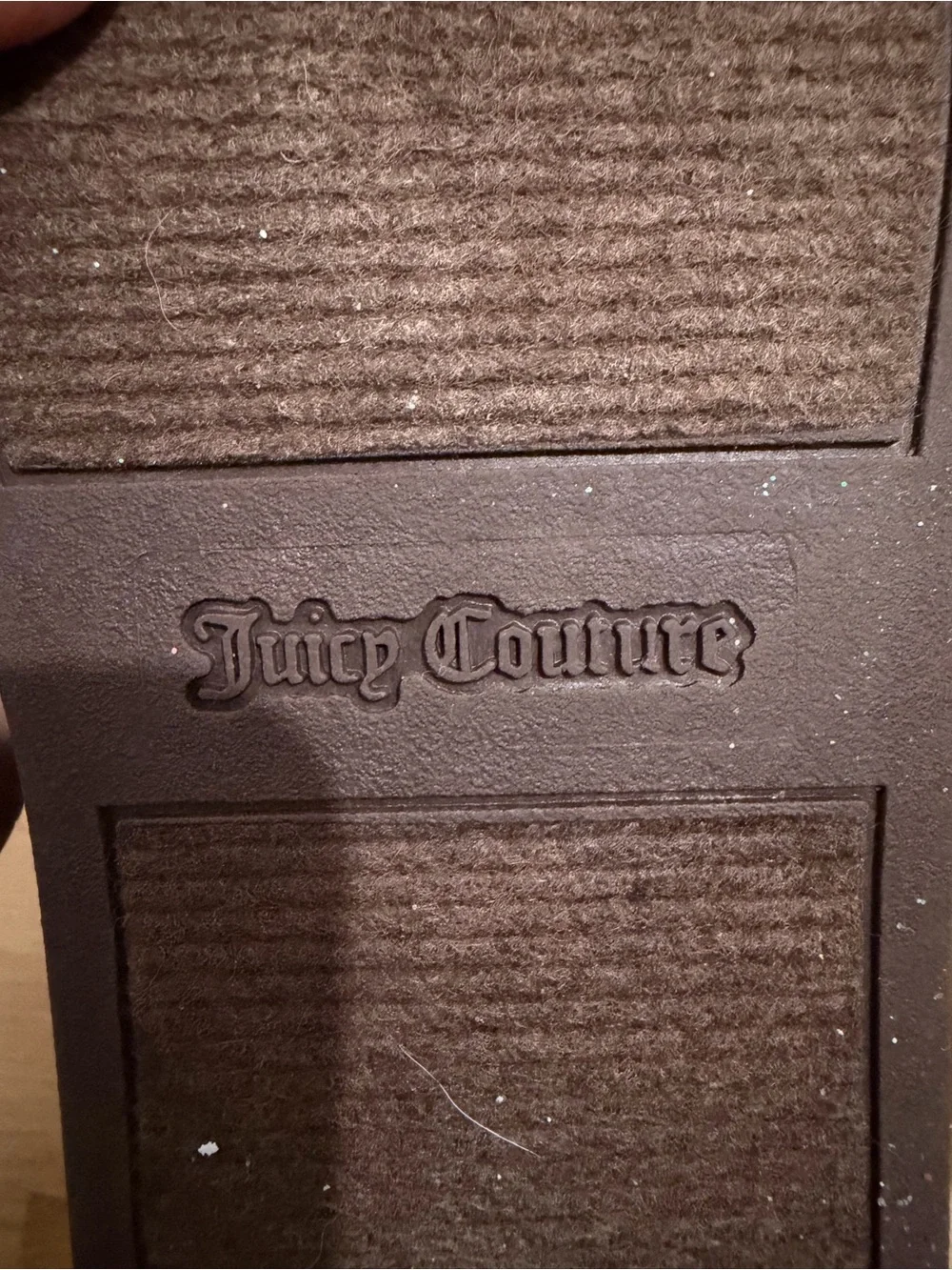 Juicy Couture Dark Brown Faux-Fur Cuffed Kids Boots